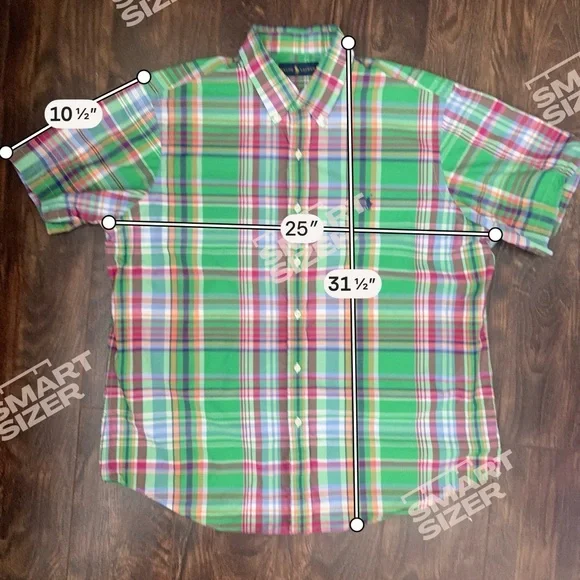 Polo Ralph Lauren XL Madras Plaid Casual Button Down - Picture 3 of 7